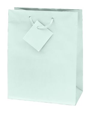 Подаръчна торбичка Mat Medium, бяла