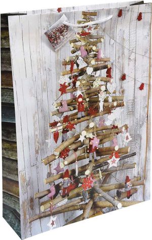 Подаръчна торбичка XMAS Jumbo, 71295, 33x45x11 cm