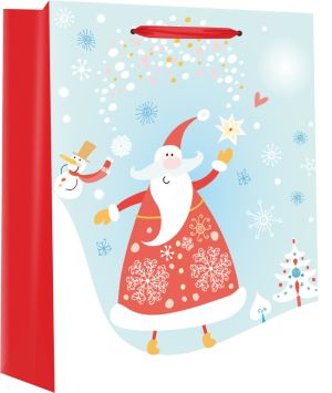 Подаръчна торбичка XMAS M, 71228, 17.8x22.9x9.8cm