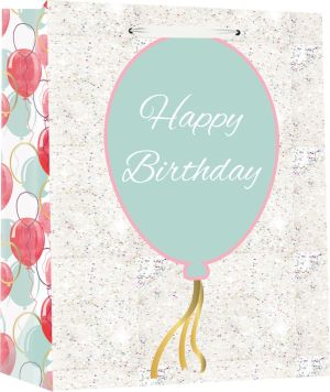 Подаръчна торбичка Deluxe Large Glitter HB, 26x32x12cm