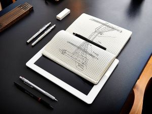 Автоматичен молив Rotring 800, 0.5mm, сребърен