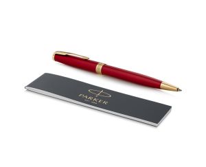 Химикалка Parker Royal Sonnet Lacquer, червена GT,без кутия