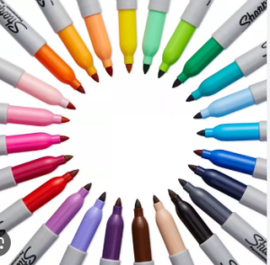 Перманентен маркер Sharpie, F, зелен