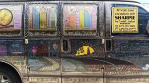 Комплект перманентни маркери Sharpie, UF, 12 цвята, блистер