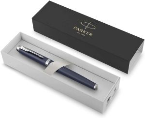 Писалка Parker Royal IM Matte Blue CT, M, с кутия