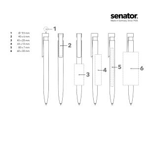 Химикалка Senator Liberty Polished 2915, син 2935