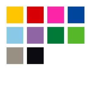 Комплект тънкописци Staedtler 334 rPP, 10 цвята