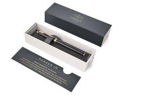 Писалка Parker Royal IM Premium Black GT, F, с кутия