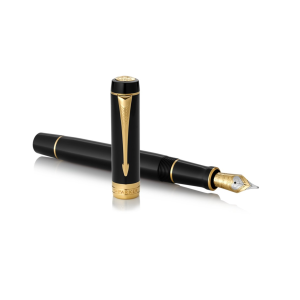 Писалка Centennial Parker Royal Duofold Black GT, M