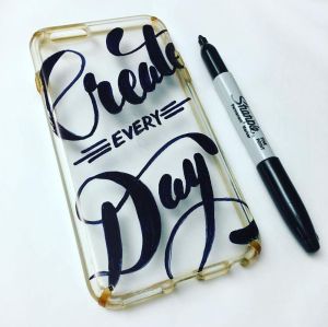 Перманентен маркер Sharpie Metallic, блистер, сребрист