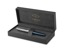 Писалка Parker Royal Sonnet Premium, син/метал f