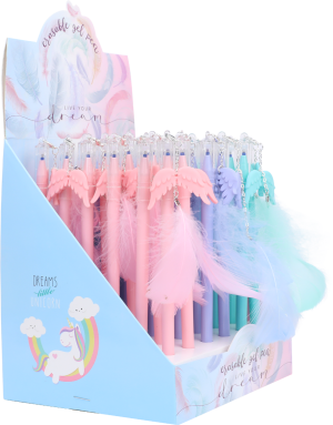 Гел химикалка Street Erasable Feathers