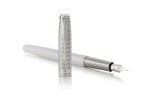 Писалка Parker Royal Sonnet Premium, бял/металм