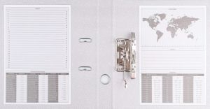 Класьор Basic 5cm, метален кант, сив