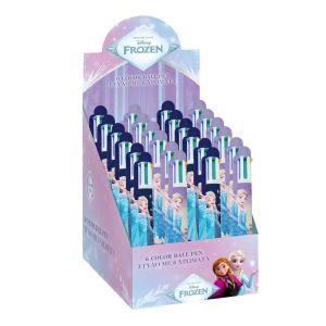 Химикалка Diakakis Frozen, шестцветна