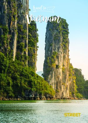 Тетрадка Street, А4, бели листа, 54л, Travel To