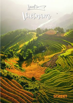 Тетрадка Street, А4, бели листа, 54л, Travel To