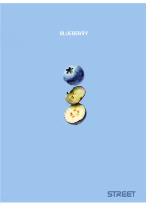 Тетрадка Street, А4, бели листа, 54л, Fruit