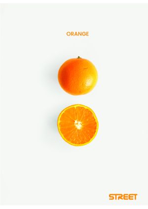 Тетрадка Street, А4, бели листа, 54л, Fruit