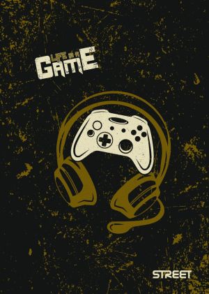 Тетрадка Street, А4, квадратчета, 54листа, Gaming