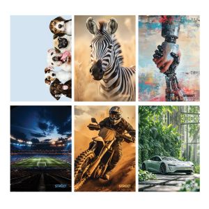 Тетрадка Street Maxi A4, ШР, 50 листа