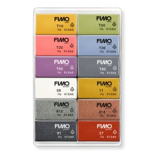 Комплект глина Staedtler Fimo Soft, 12цвята х 25g, Fashion