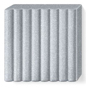 Полимерна глина Staedtler Fimo Effect,57g, блестящо сребрист 812