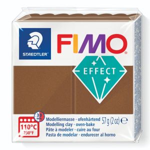 Полимерна глина Staedtler Fimo Effect,57g, металически бронз 71