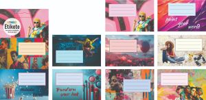 Етикети за тетрадка Street Teen Girls, оп.10