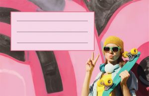 Етикети за тетрадка Street Teen Girls, оп.10