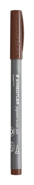 Флумастер Staedtler Pigment Brush 371, кафяв 76