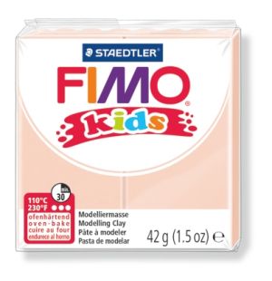Полимерна глина Staedtler Fimo Kids,42g, телесен 43