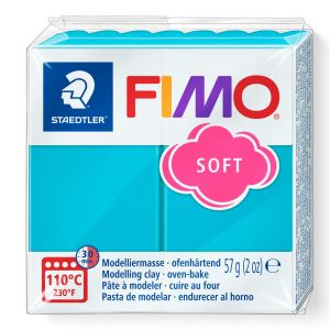 Полимерна глина Staedtler Fimo Soft, 57 g, ментово син39