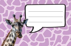 Етикети за тетрадка Street Animals Wild, опаковка 10 бр.