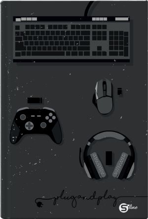 Тетрадка А5, S-line, 96 листа, ШР, 55g, тв. к, ВАР