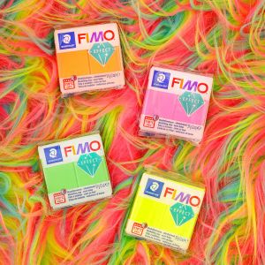 Полимерна глина Staedtler Fimo Effect,57g, неон зелен 501