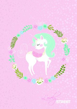 Тетрадка Street, А4, бели листа, 54л, Lovely Tale