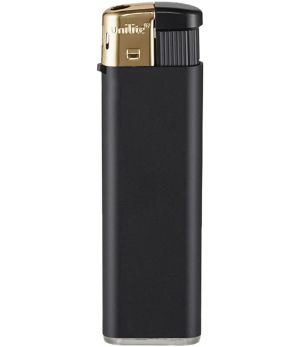 Пластмасова пиезо запалка Unilite U-59 (XH-59+), черен/златен