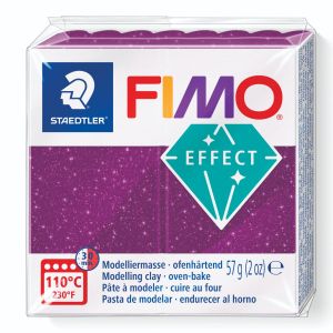 Полимерна глина Staedtler Fimo Effect, 57g, галактическо лилав 602
