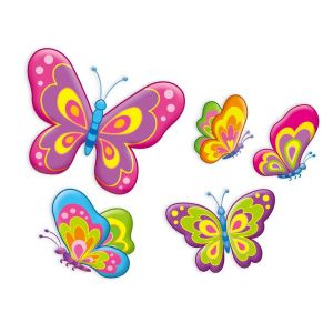 Комплект за моделиране на 3D магн. фигурки, пеперуди