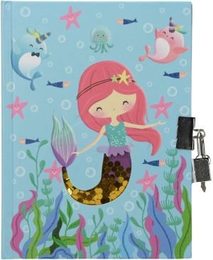 Бележник с катинарче, 13х18см, 80л, Girls