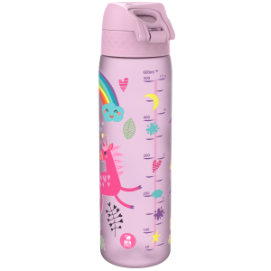 Бутилка за вода Ion8 Print, Recyclon, 500ml, еднорози