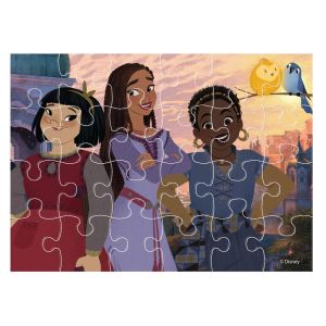 Двустр. пъзел за оцв, 4в1,28.5x20.5cm, Wish