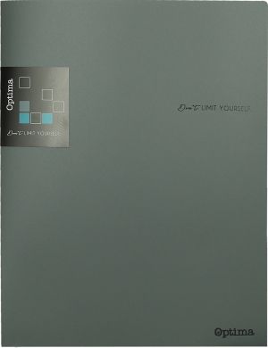 Папка Optima с 20 джоба, А4, сива