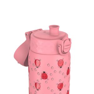 Бутилка за вода Ion8 Print, метална, 400ml, КАЛИНКИ