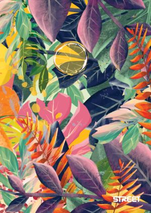 Тетрадка О плюс А5,80л,широки редове ,спирала,2024 момиче