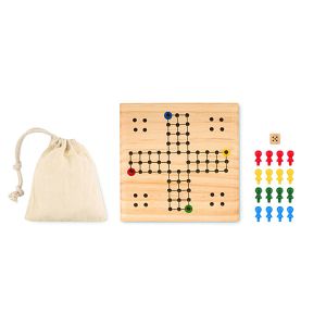 Игра Не се сърди човече, дървена, в торбичка