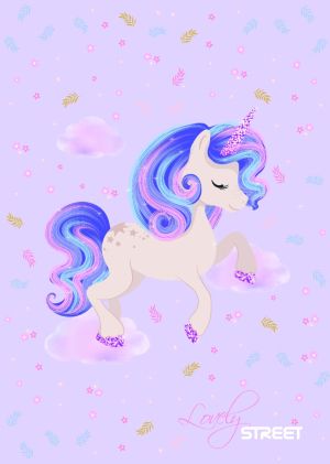 Тетрадка Street, А5, бели листа, 54л, Lovely Tale