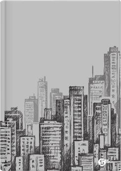 Тетрадка А5, S-line, 96 листа, ШР, 55g, тв. корици