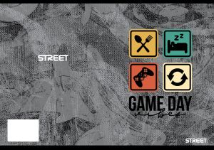 Тетрадка О+, А5, 20 л, широки редове , телчета,2024 момче